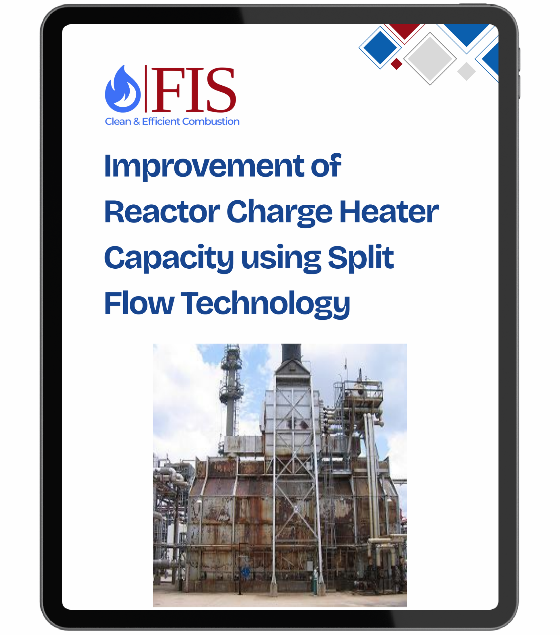 Improvement of Reactor Charge Heater Capacity using Split Flow Technology