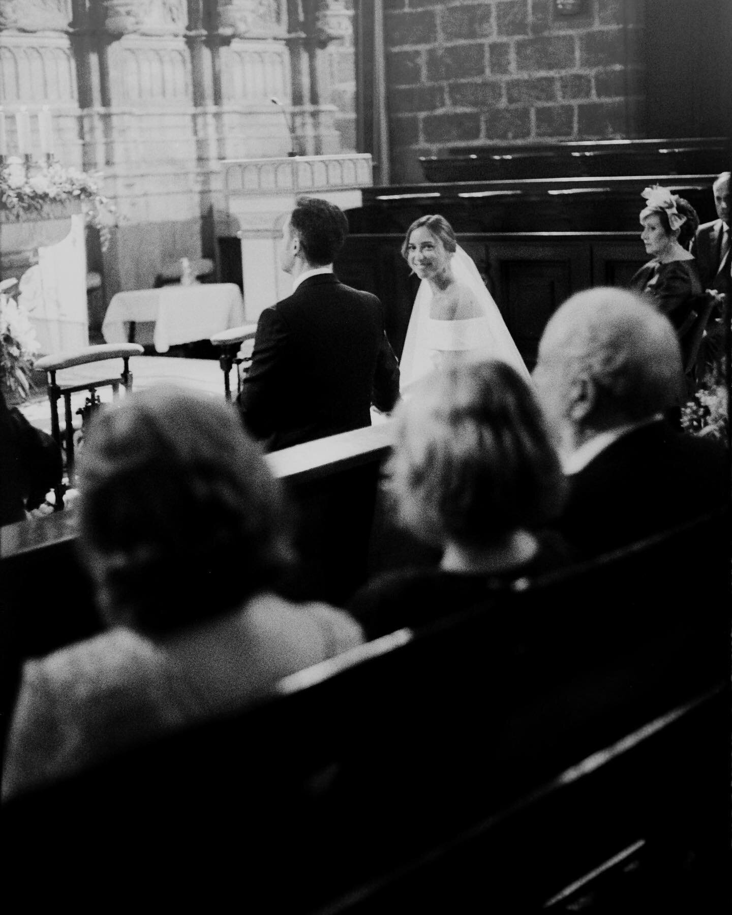 Emma turning to the camera and giving me a smile during the homily &hearts;️ I can't get over this moment.