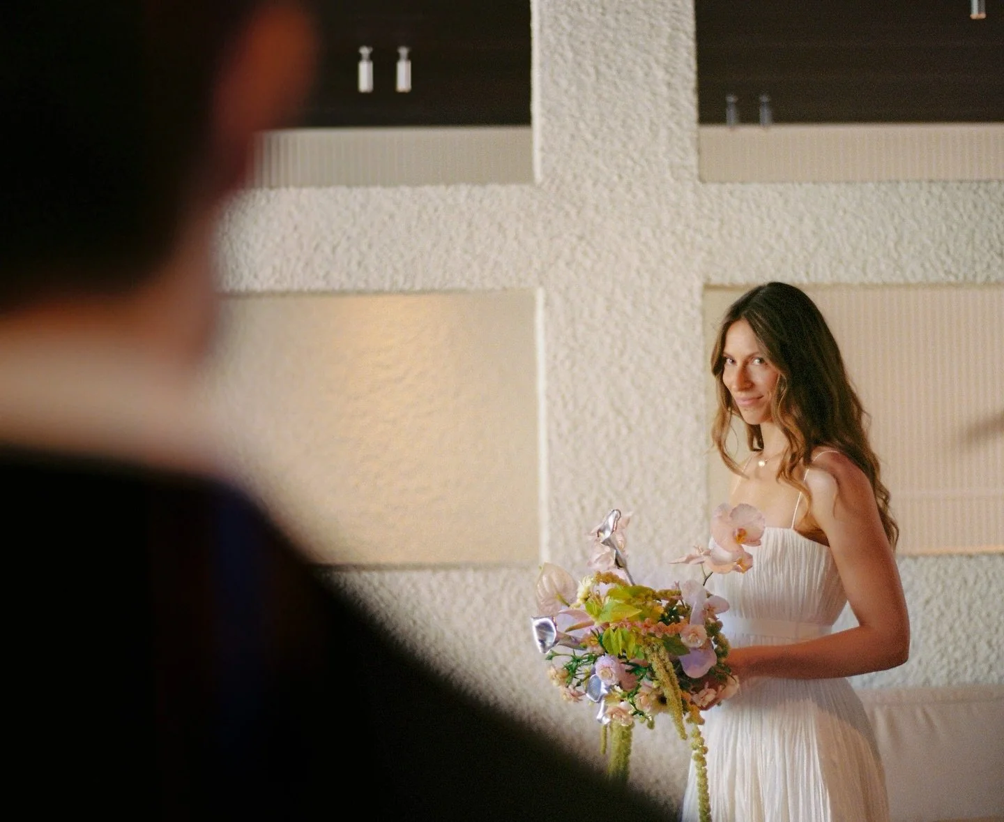 Maya and Noah before the Ketubah.

Planning: @mudaricreative
Flower: @tepeesauvage 
Video: @amore_films 
Venue: @capdantibesbeachhotel 
DJ: @305bananas 
MUA: @alexiabigaudmorin_hmua
Gown: @daniellefrankelbride
