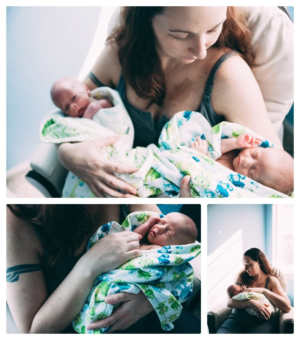 Denver lifestyle newborn photography