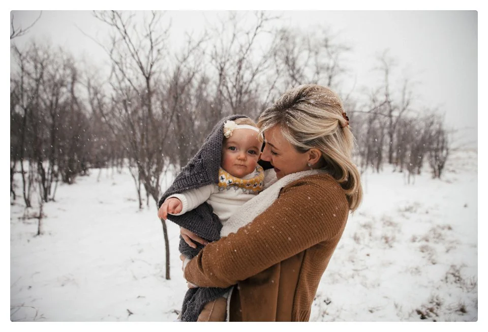 Denver family snow photography