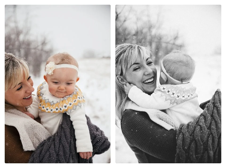 Denver family snow photography
