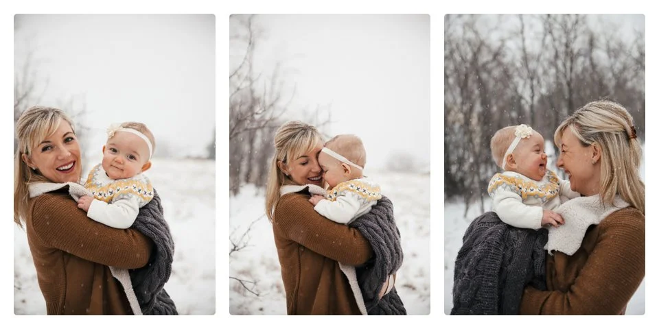 Denver family snow photography