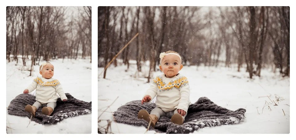 Denver family snow photography