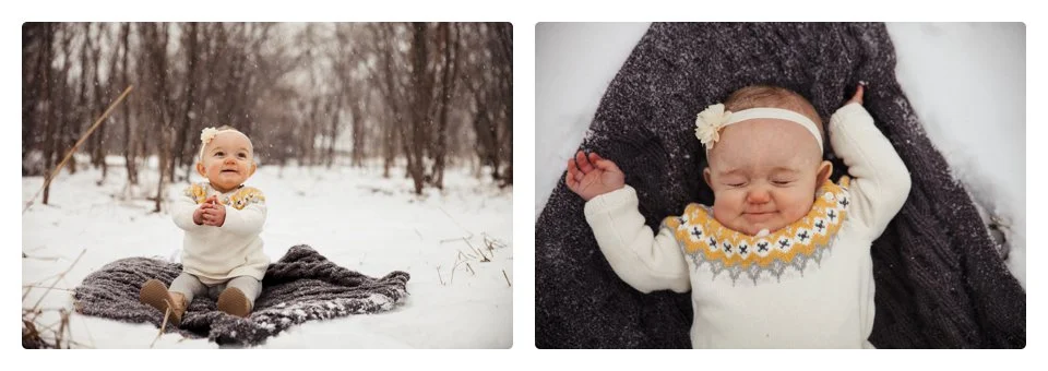 Denver family snow photography