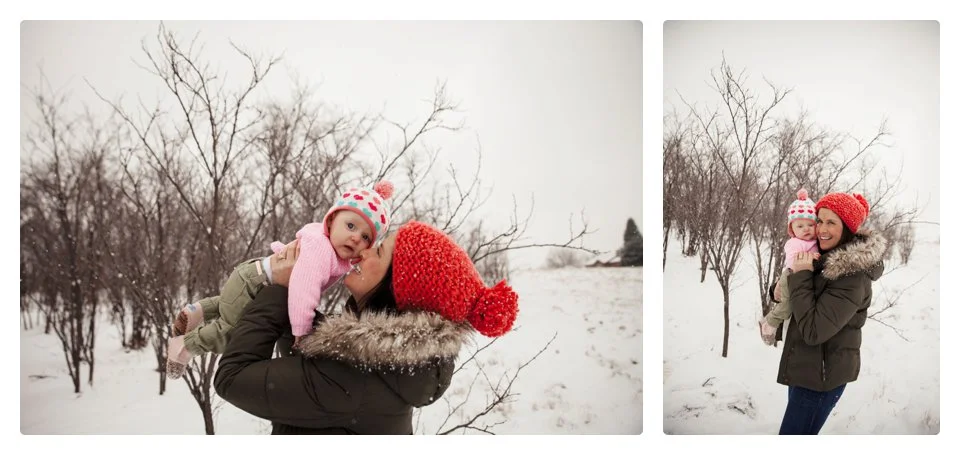 Denver family snow photography