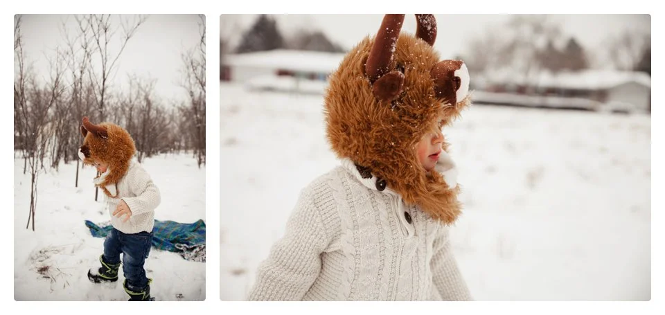 Denver family snow photography