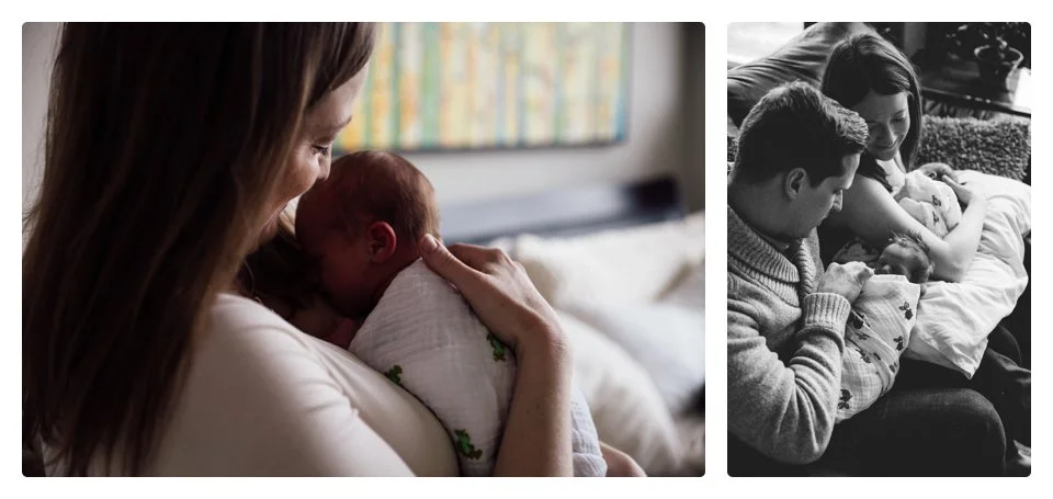 Denver lifestyle newborn photography