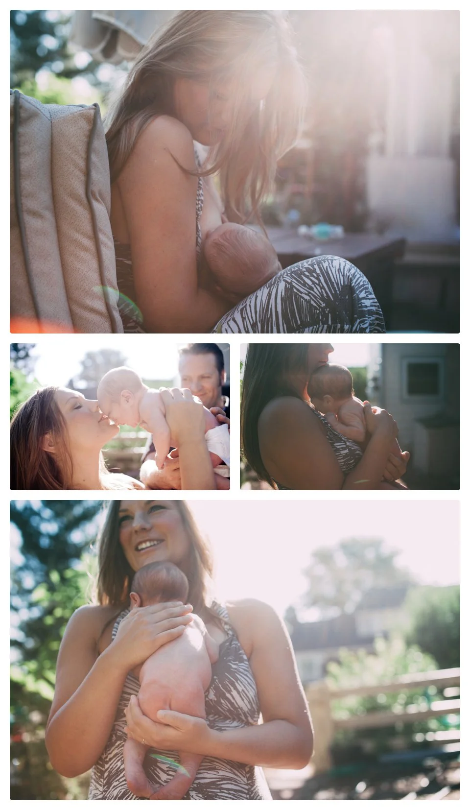 Denver lifestyle newborn photography