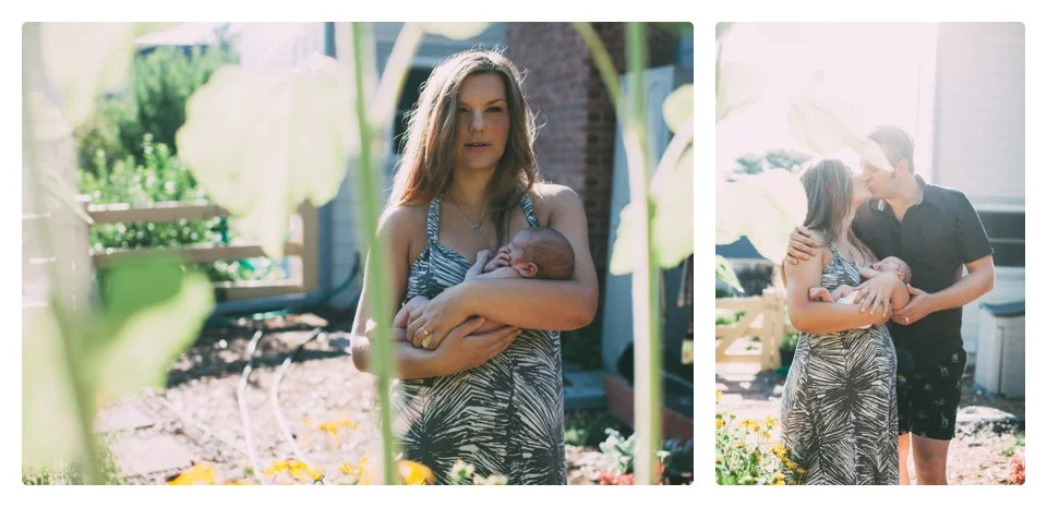 Denver lifestyle newborn photography