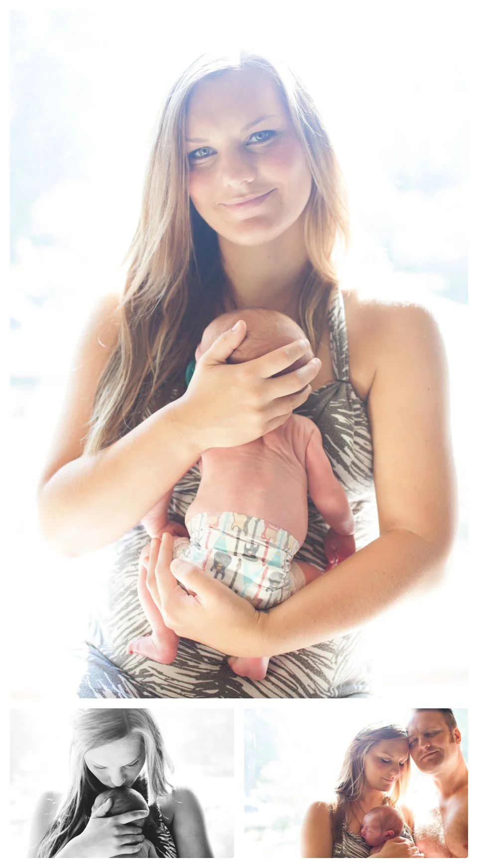 Denver lifestyle newborn photography