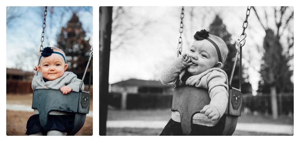 Denver lifestyle baby photography