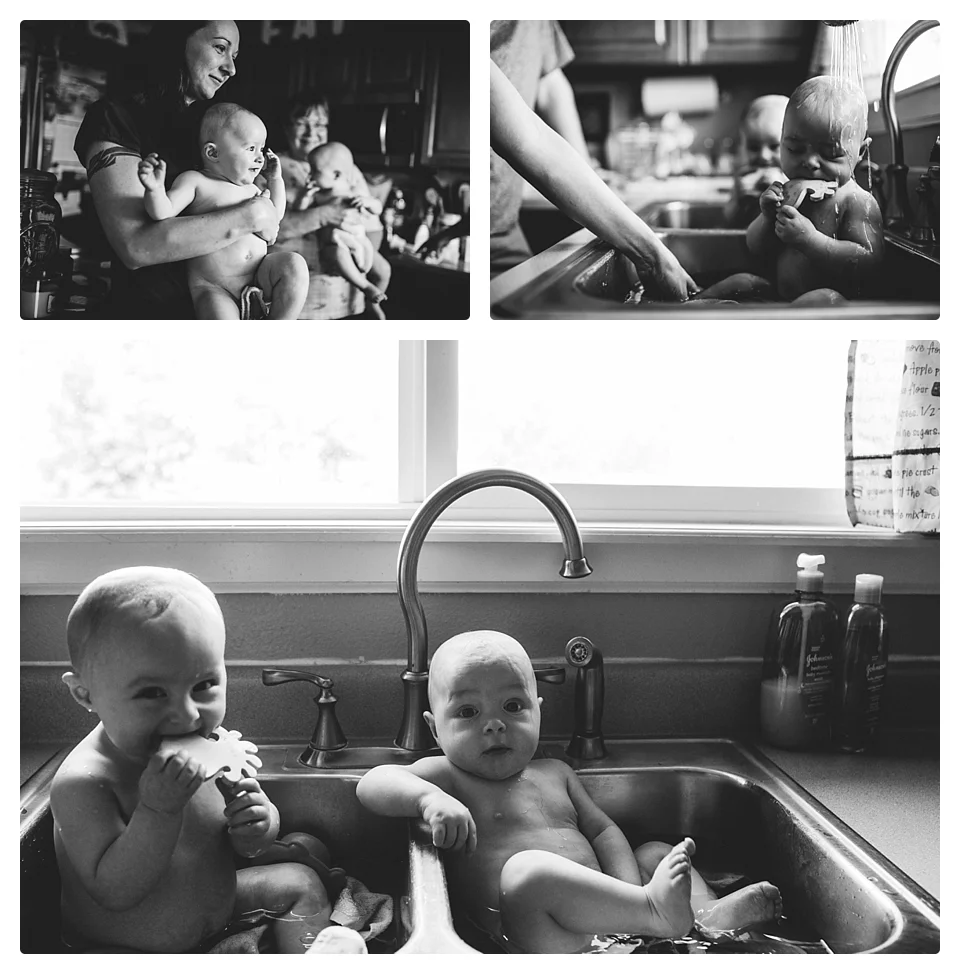 bathtime twins photography denver milestone 