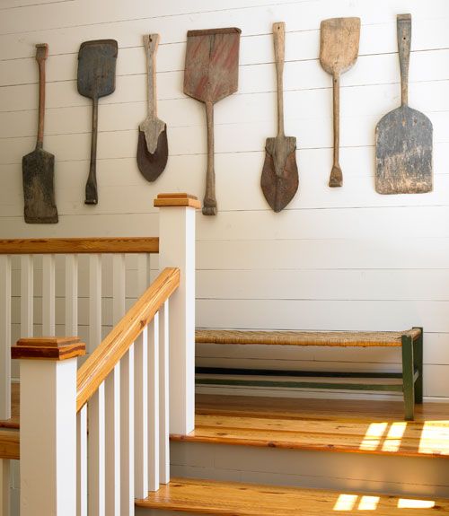 Vintage Swedish snow shovels