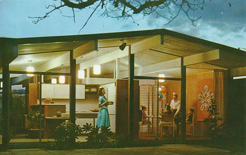 Eichler model home advertisement, c. 1960