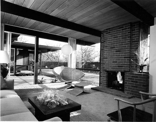 Eichler Home Interior c. 1960, Photo: Ernie Braun