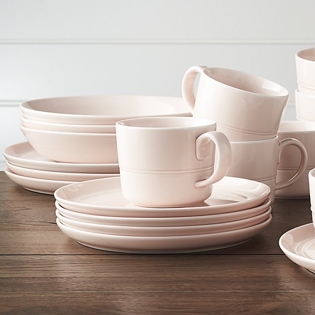 Hue Blush Dinnerware from Crate and Barrel