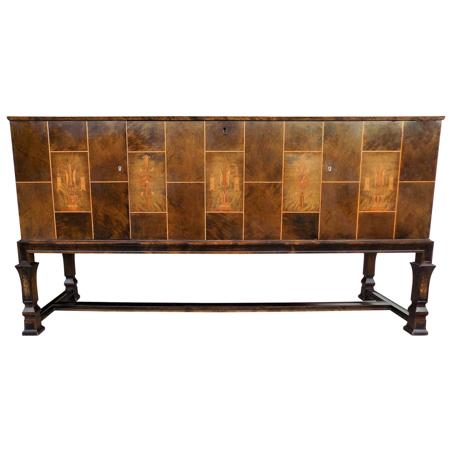 A Swedish sideboard from the 1930s attributed to Carl Malmsten.
