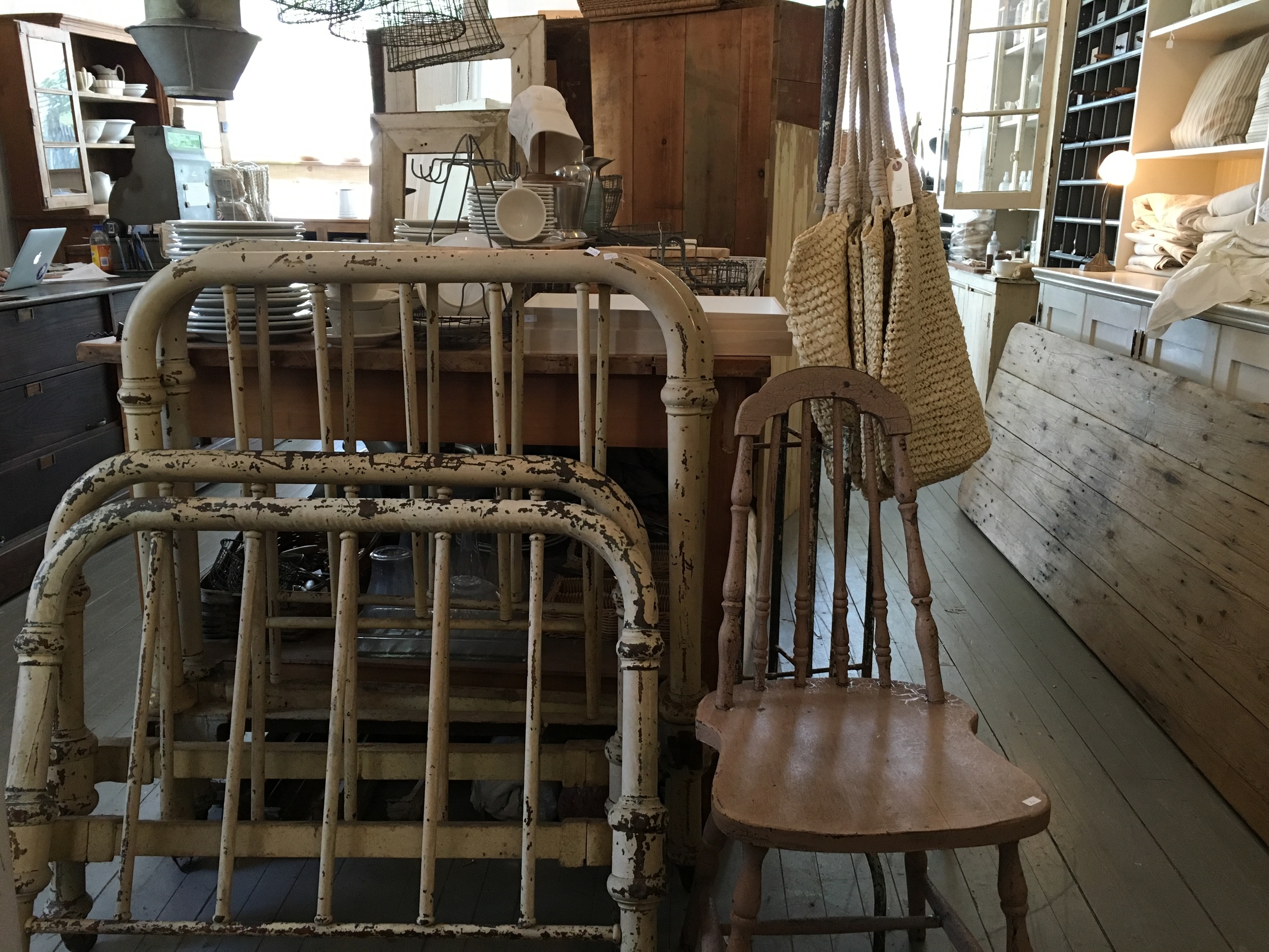 Rustic vintage sets the tone