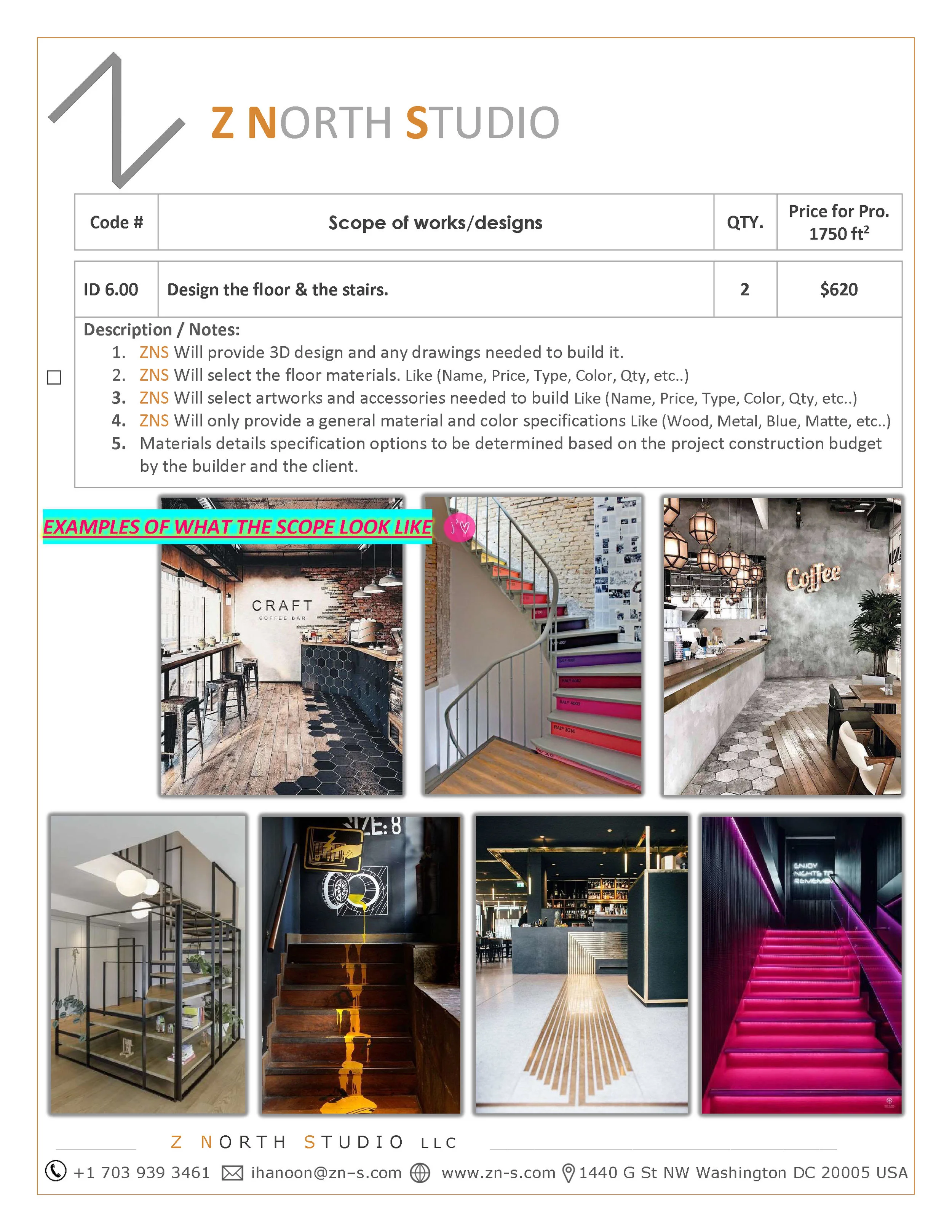 Design The Floor And The Stairs