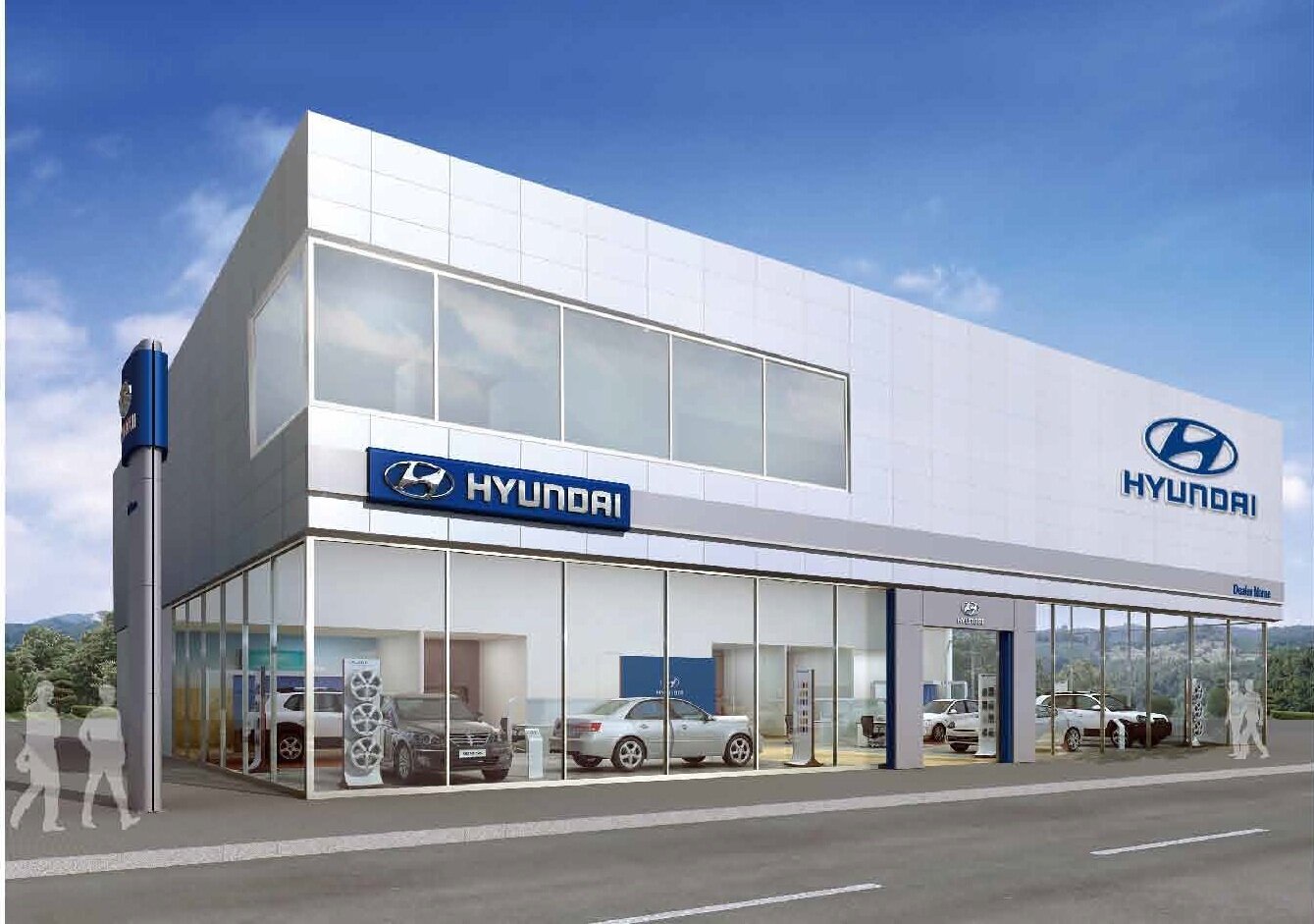 Showroom Design - HYUNDAI