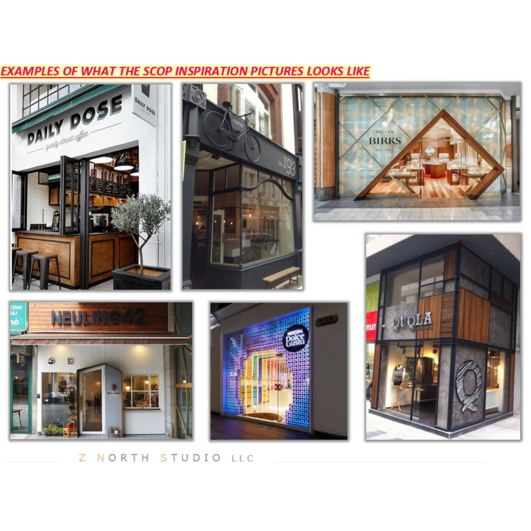 Design The Front Main Elevation With The Sign