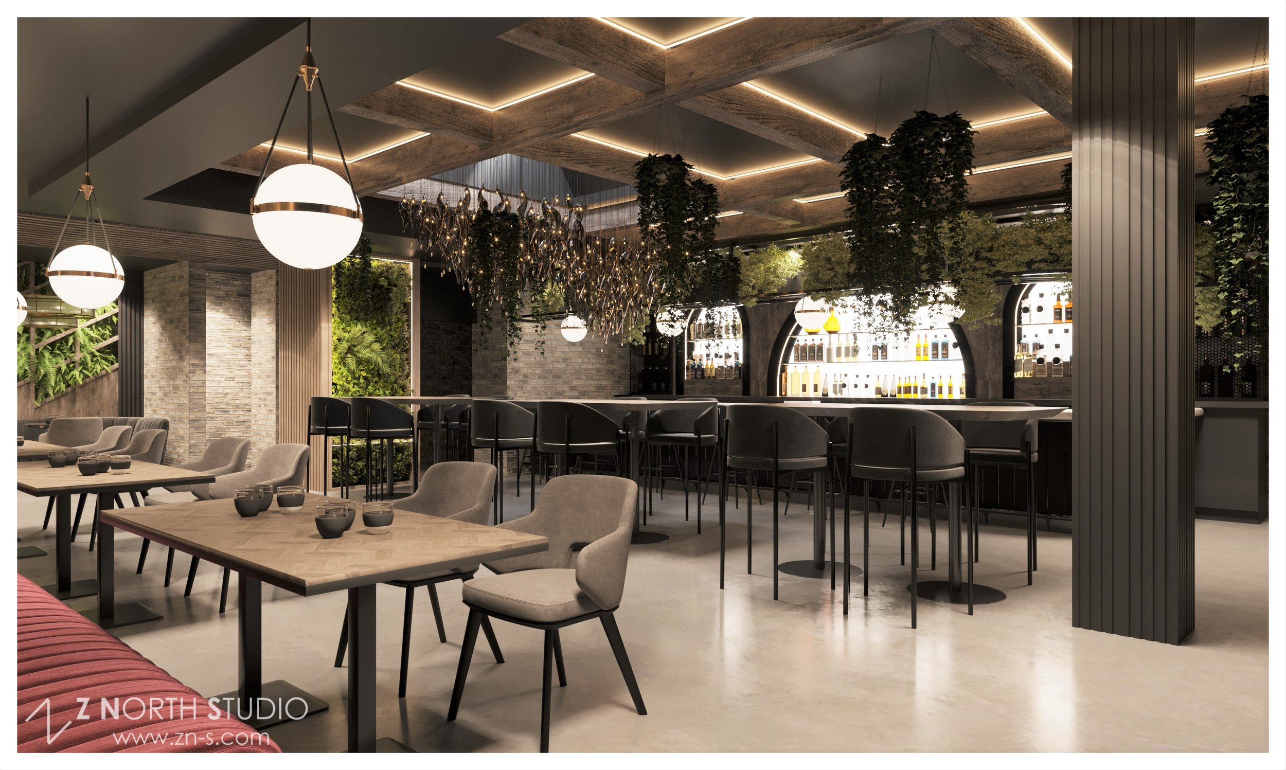 Flavio Restaurant Design - Z North Studio - Bar Area Area Design zn-s com (1).jpg