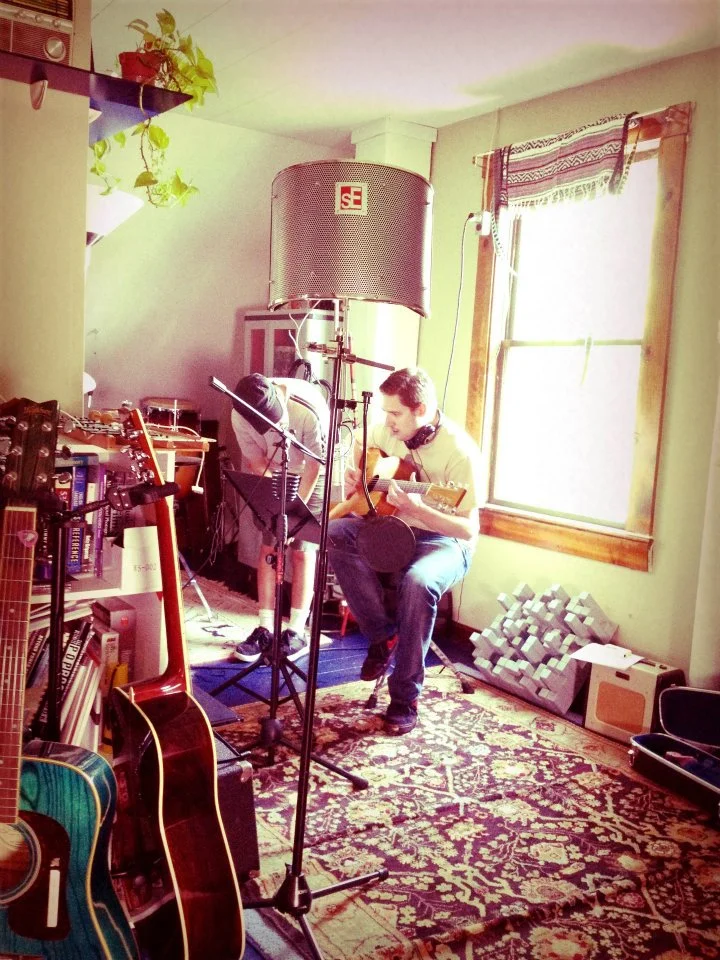 Riverview Studios Recording Acoustic Guitar.jpg