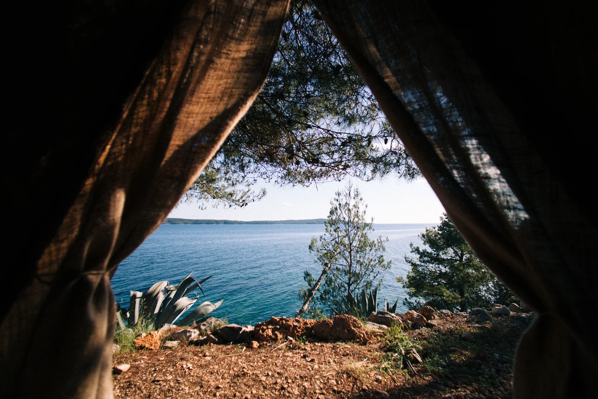 I'm not kidding, this was our view from bed!