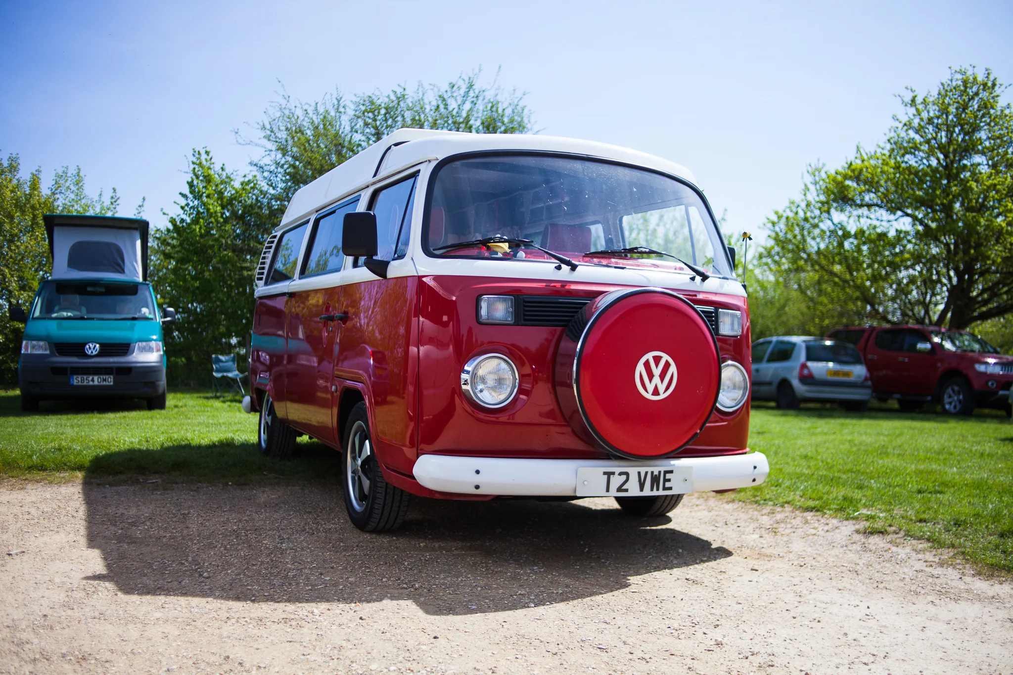 T2 camper spotted by Avebury