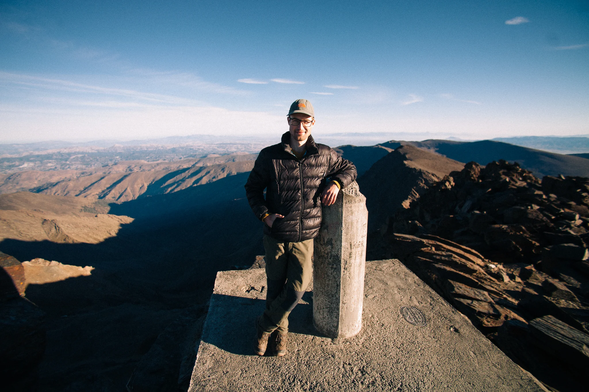 On the top of Mulhacén at 3478 meters, back in October… I’ll miss these epic mountains!
