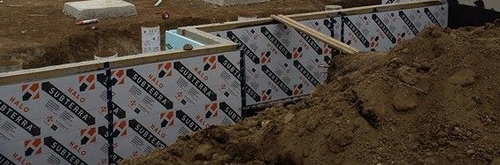 4" EPS insulation on the interior & exterior frost wall