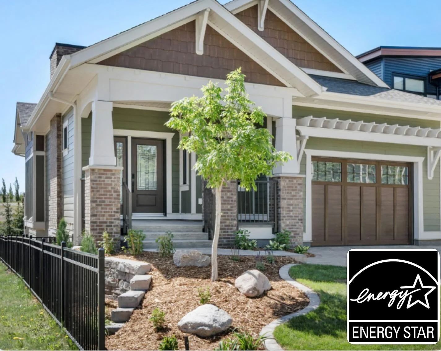 We were thrilled to be a part of this #energystar project by @vleeming_homes in #sylvanlake! 

The Hawktail, a bungalow with an attached garage near Sylvan Lake, Alberta by Vleeming Custom Homes, showcases high-performance building products and caref