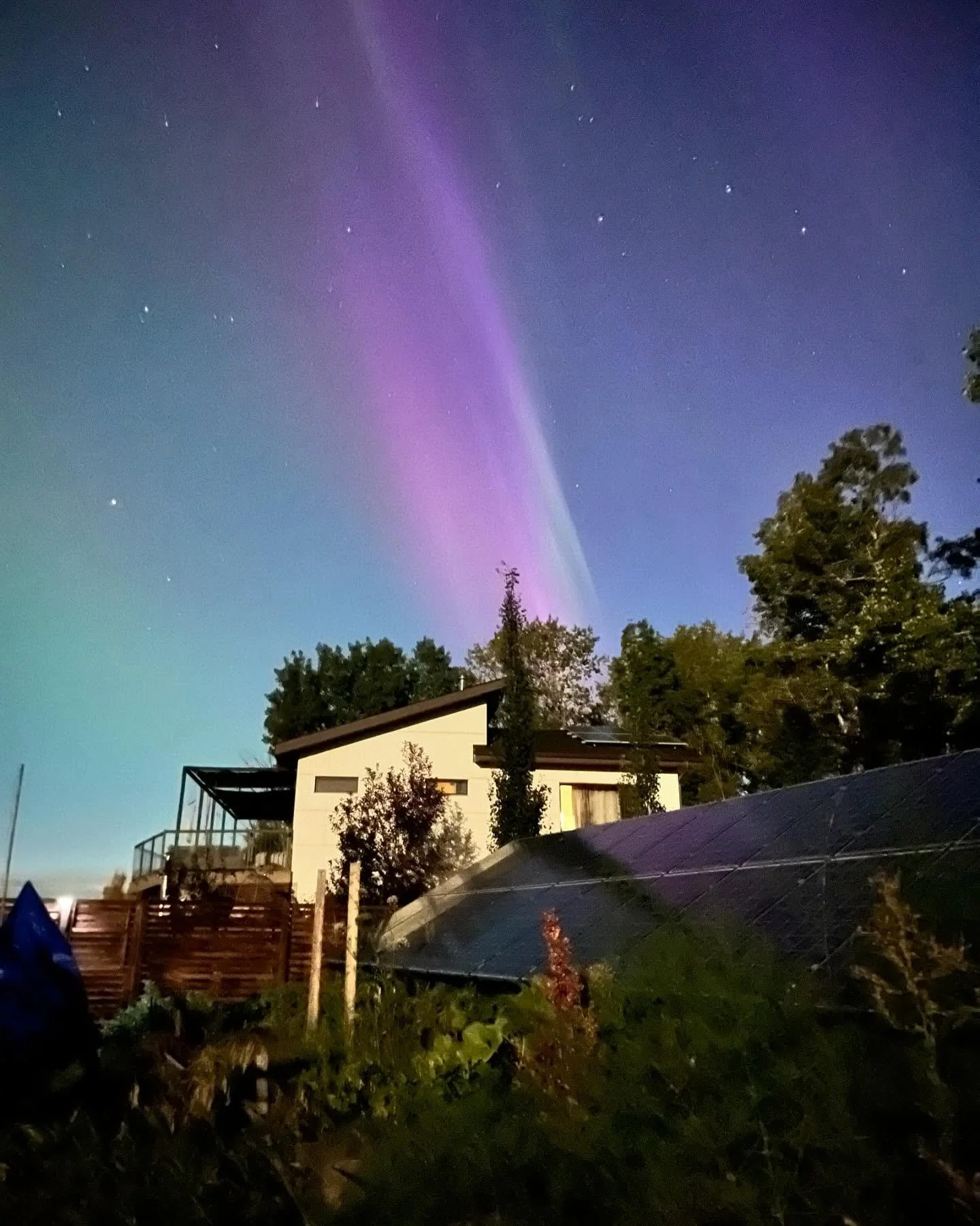 Absolute stunning views tonight in outside of our #netzero, #passivesolarhome near #reddeer #alberta! 
.
.
#GreenBuilding #RedDeerSustainability #PassiveHouse #HighPerformanceHome #AlbertaGreenHomes #EcoFriendlyLiving #SustainableArchitecture #Energy