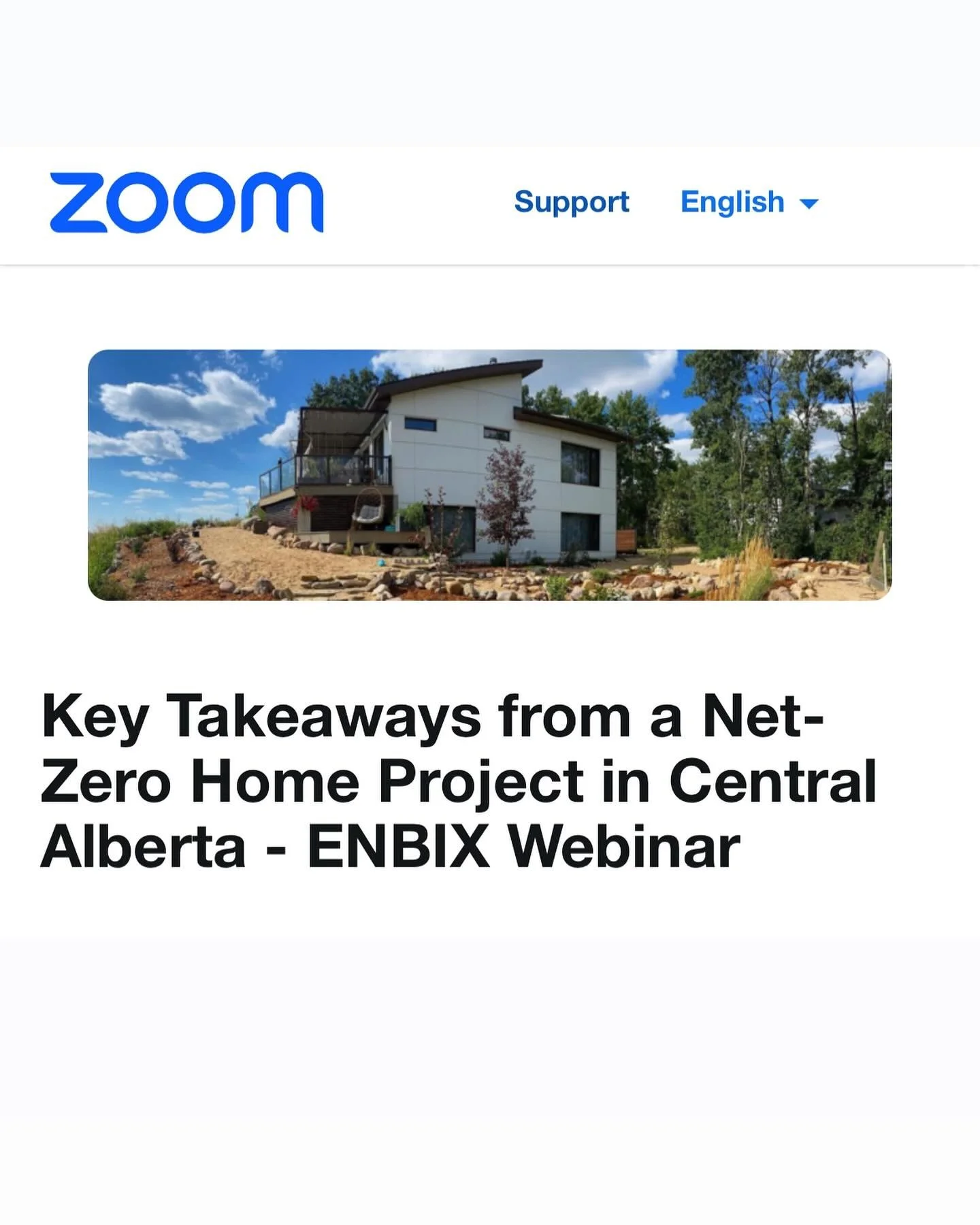 Join us over lunch on June 11, 2024, to learn about a net-zero, high-performance home in rural central Alberta &mdash; The Thomas House. Hear firsthand from Chelsah Thomas, the visionary energy consultant and proud owner of this near-Passive House pr