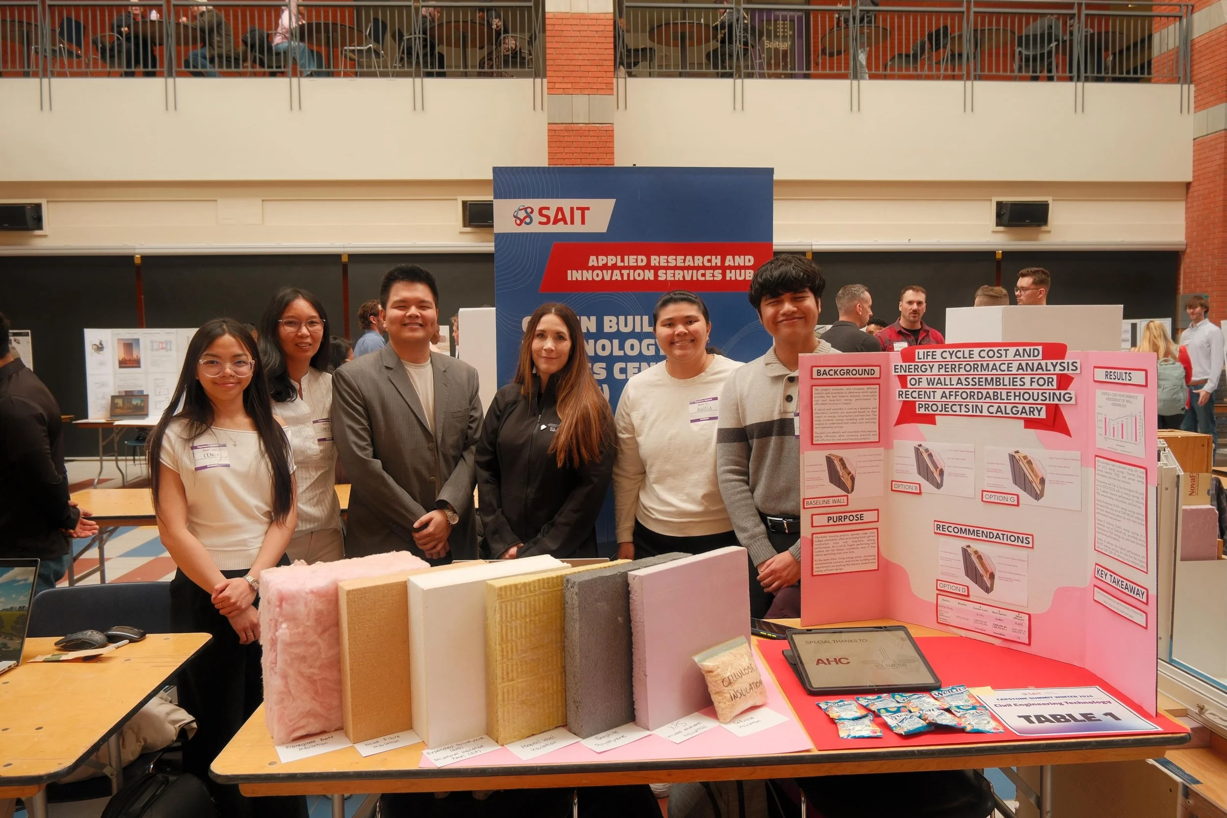 What a great ending to this @sait capstone project. The students analyzed different wall assemblies against one another for a multi family building to determine the approach that made the most sense. We&rsquo;re always happy to support SAIT&rsquo;s s