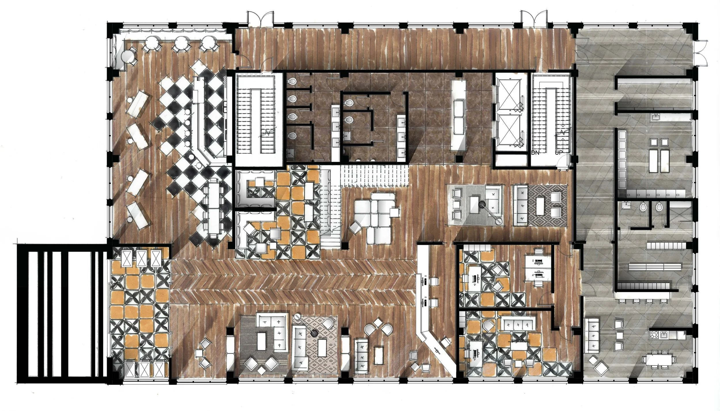  First floor plan. 