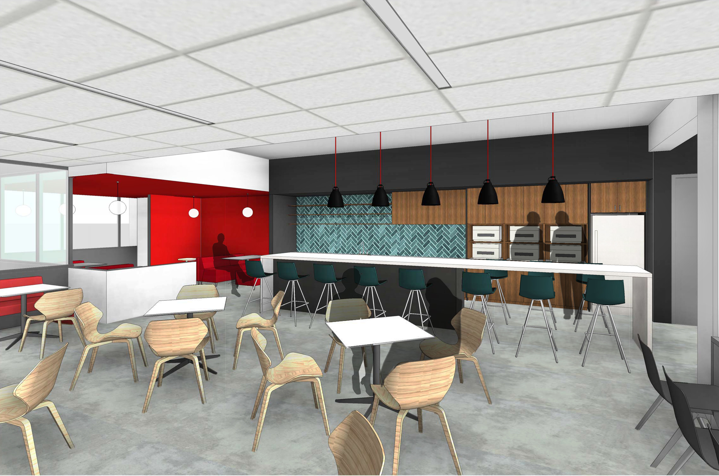  First floor break room. 
