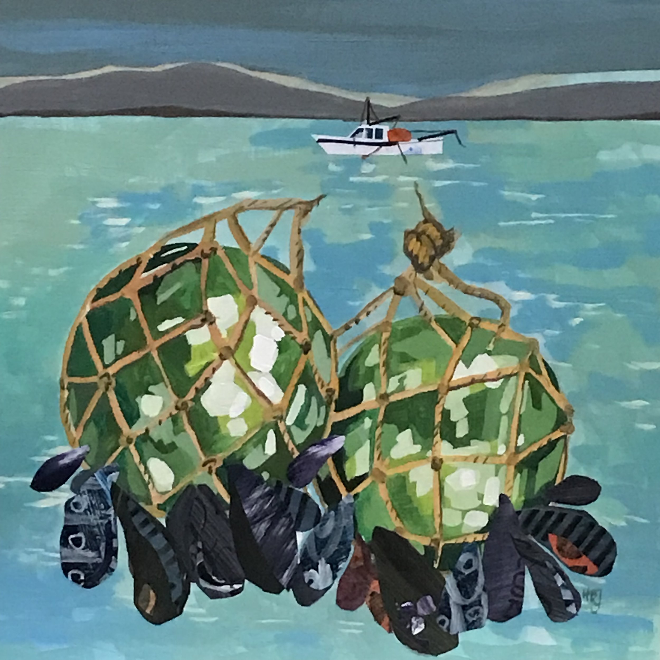 Floating Glass Buoys