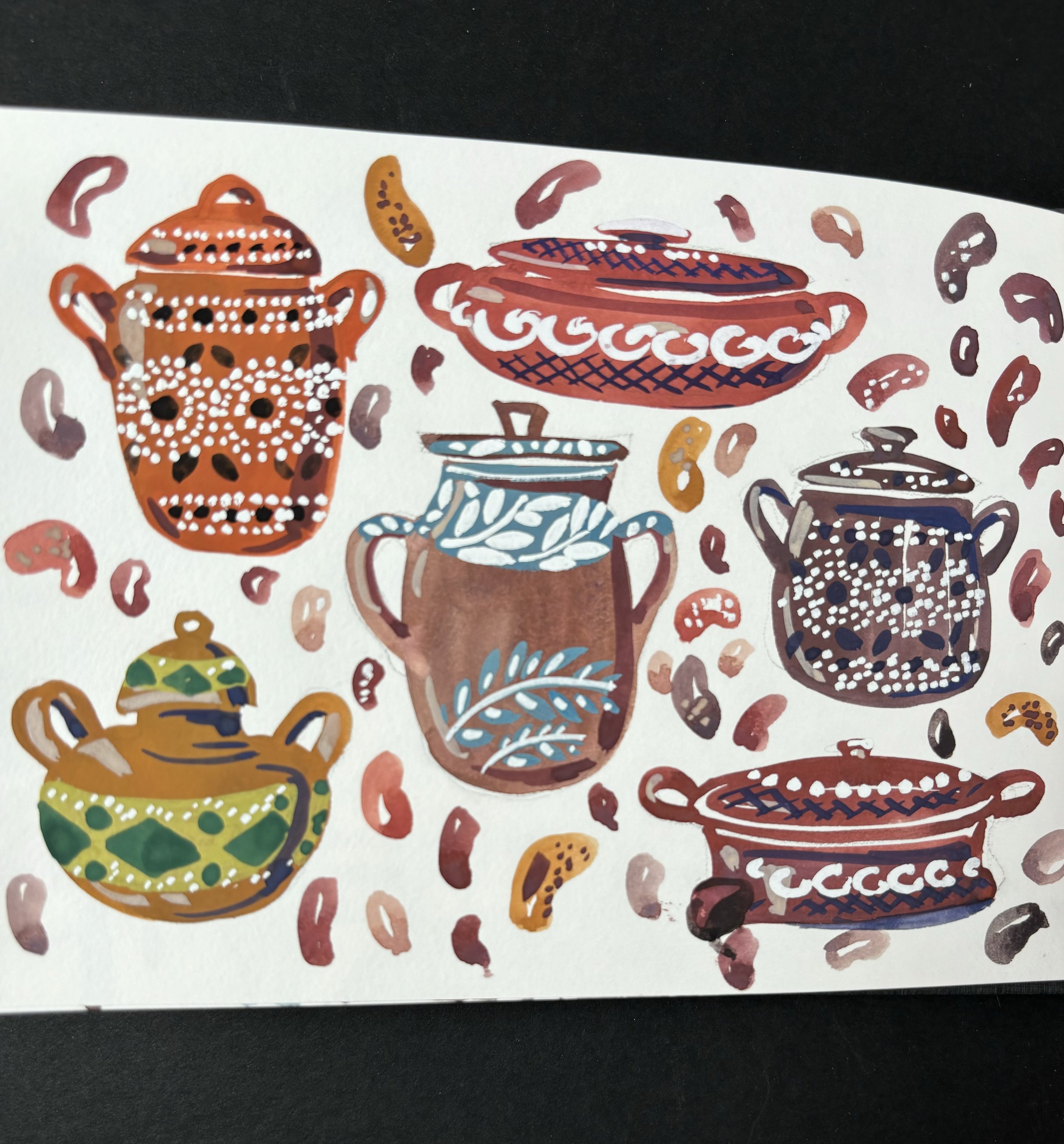 Traditional Mexican Bean Pots