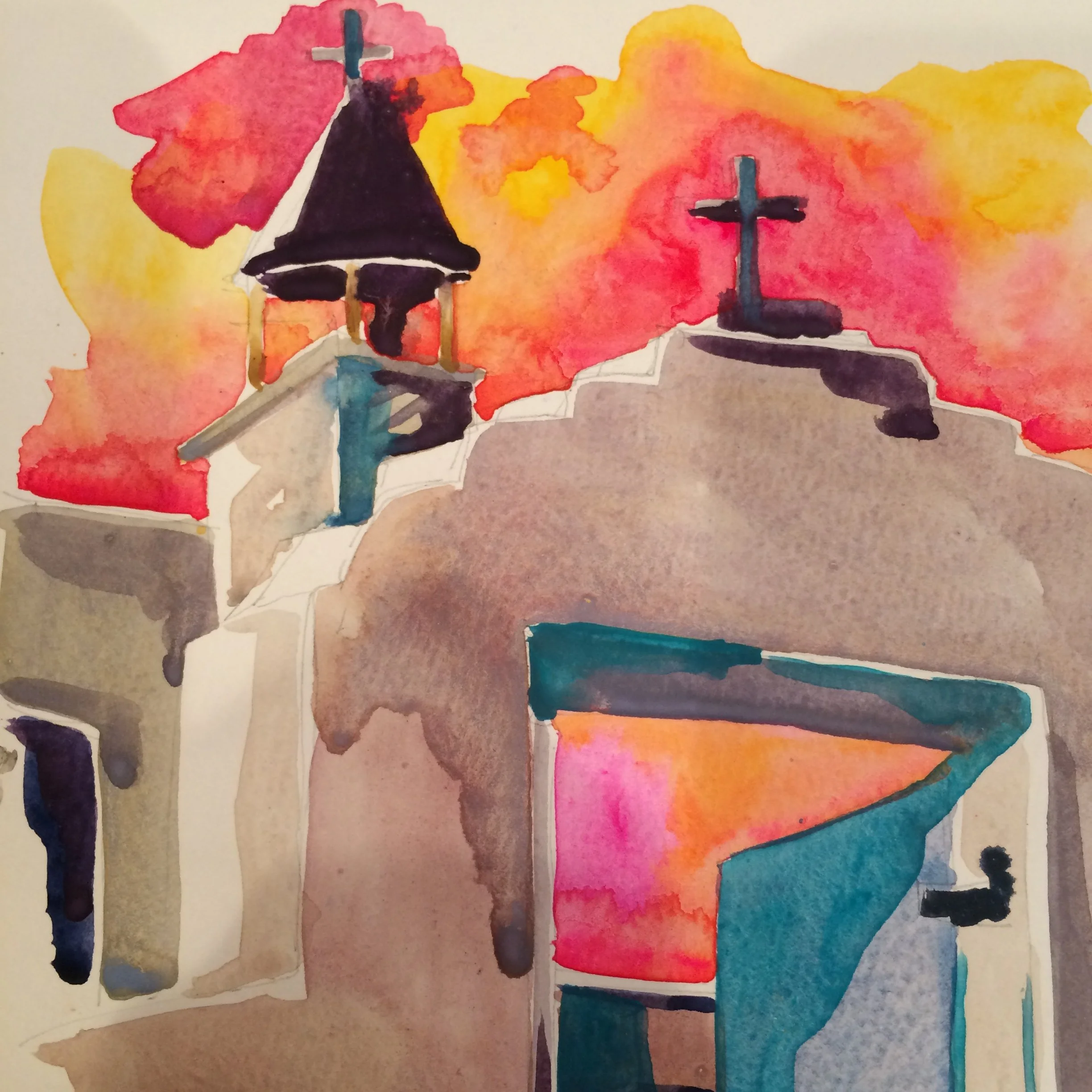 Adobe Church, New Mexico