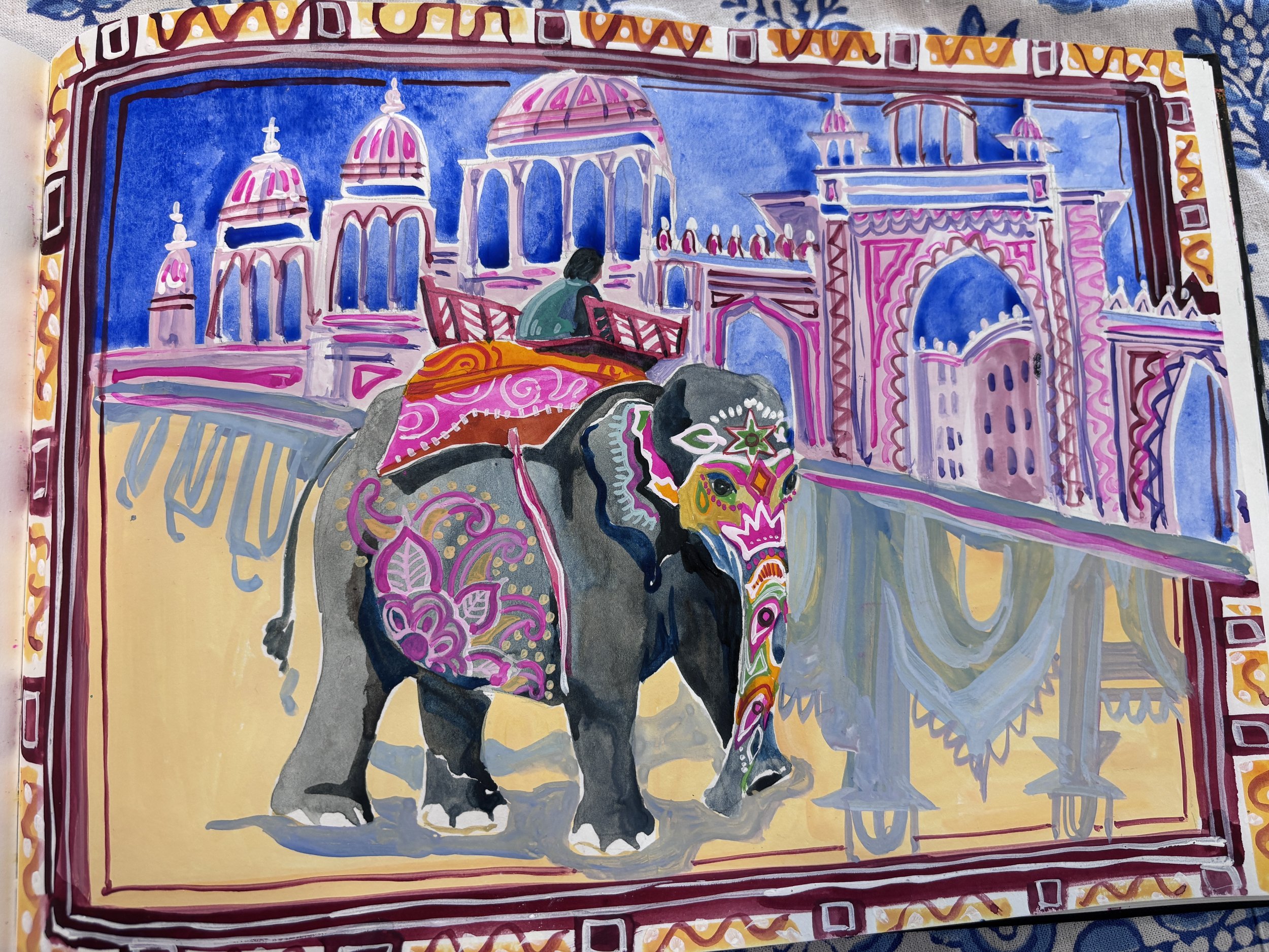 Painted Elephant, Jaipur