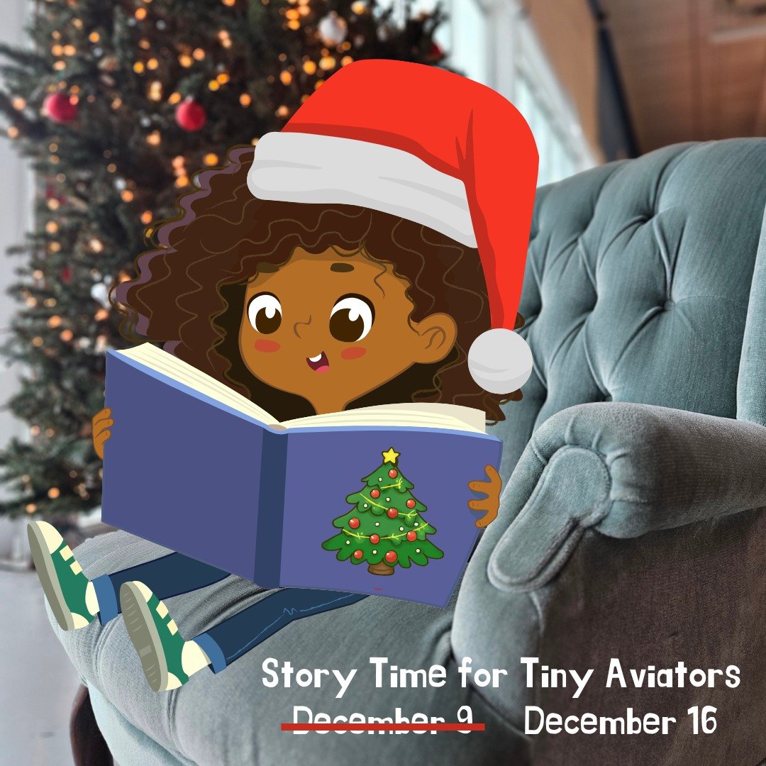 Join us Tuesday, December 16 at 10am for a *holiday* Story Time for Tiny Aviators! ✨📖🎄

We will start by reading "Lowly Worm Saves Christmas" by Richard Scarry, then move into some holiday crafts and activities inspired by the story. 

Ma