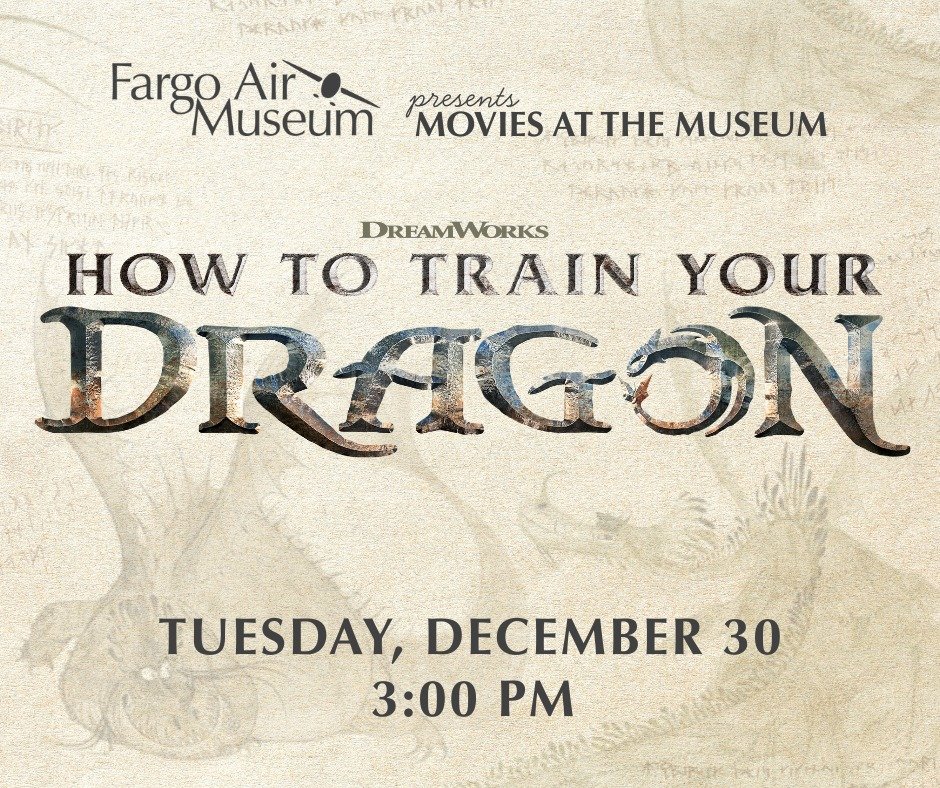 Join us at 3pm tomorrow for a screening of How To Train Your Dragon! 🐉🔥

This soaring adventure follows a young Viking named Hiccup as he discovers what is possible when you dare to chart your own course.

$10 per person | $30 for families of 4
Pop