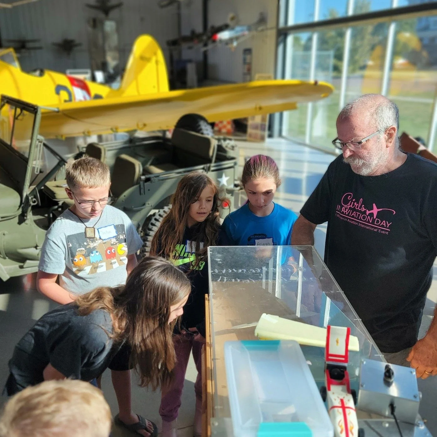 Explore the world of aviation at Youth Aviation Camp Saturday, January 10th and 17th. 🛩

Craft a foam plate glider, build an airplane wing out of wood, check out flight instruments and more in this two-part, three-hour camp for ages 6-18. Register t