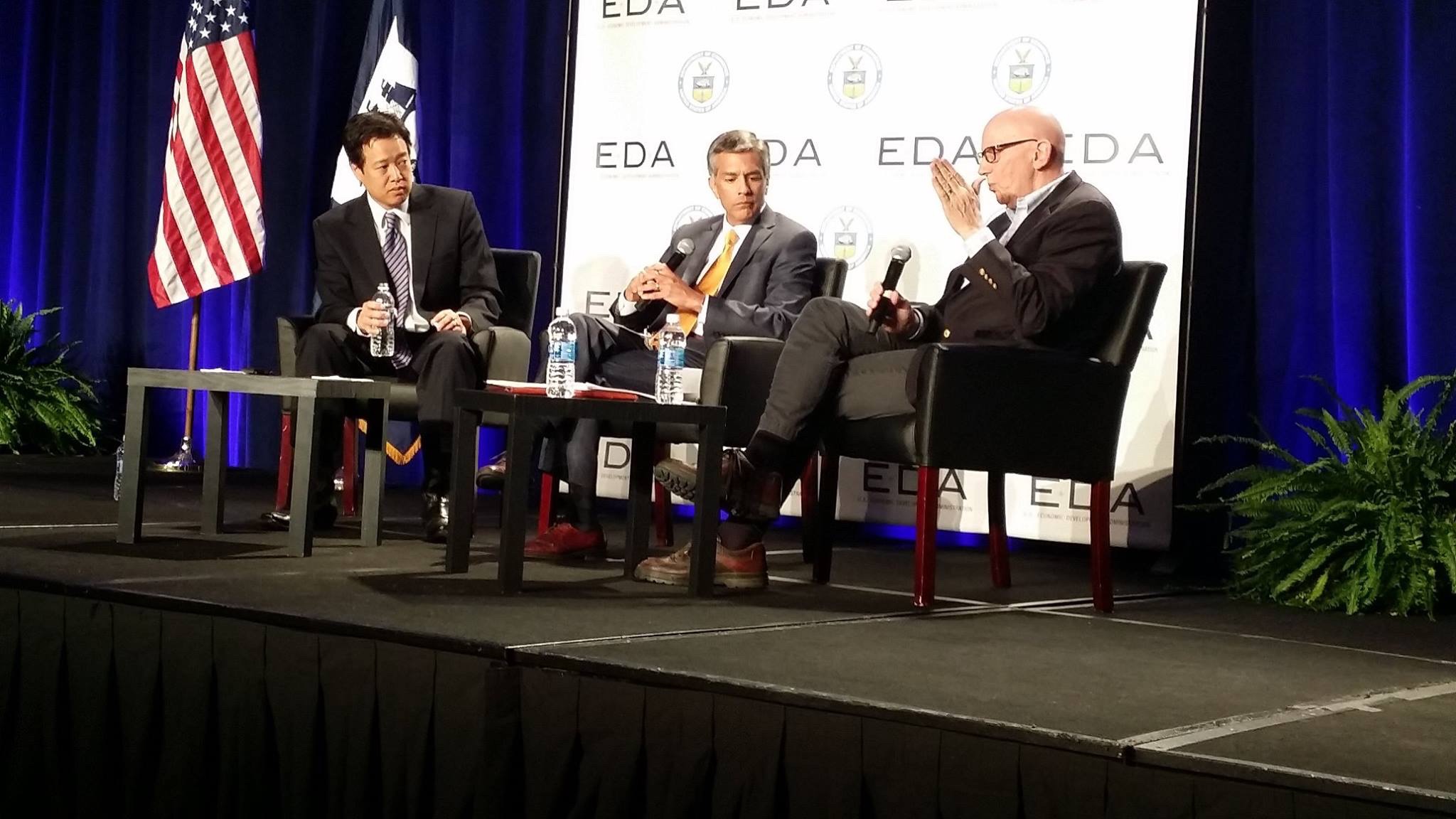 Victor Hwang, the Kauffman Foundation; Tom Guevara, EDA; Henry Doss, Rainforest Strategies.