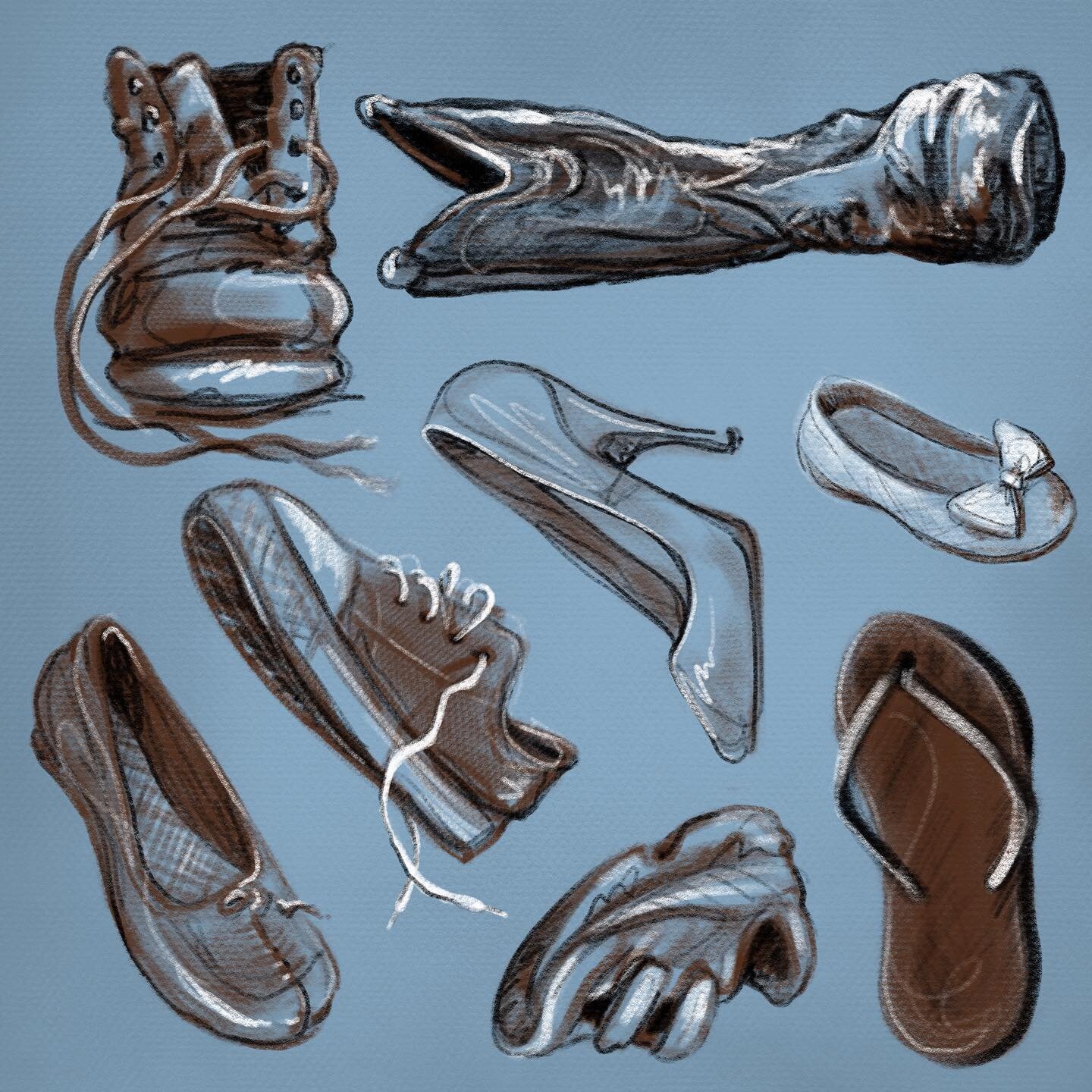 Shoes sketches
.
.
#inktober2020 #inktober #inktobershoes #inktoberday29 #shoes 
.
.
.
.
#inktober2020cicelycombs #illustration #illustrationoftheday #instaart  #procreate #procreateart #digitalart #illustragram #artoftheday #dailydrawing #dailyart #
