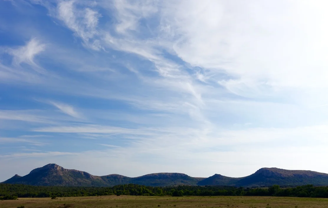 Mount Sheridan and Tarbone Mountain. Wichita Mountains