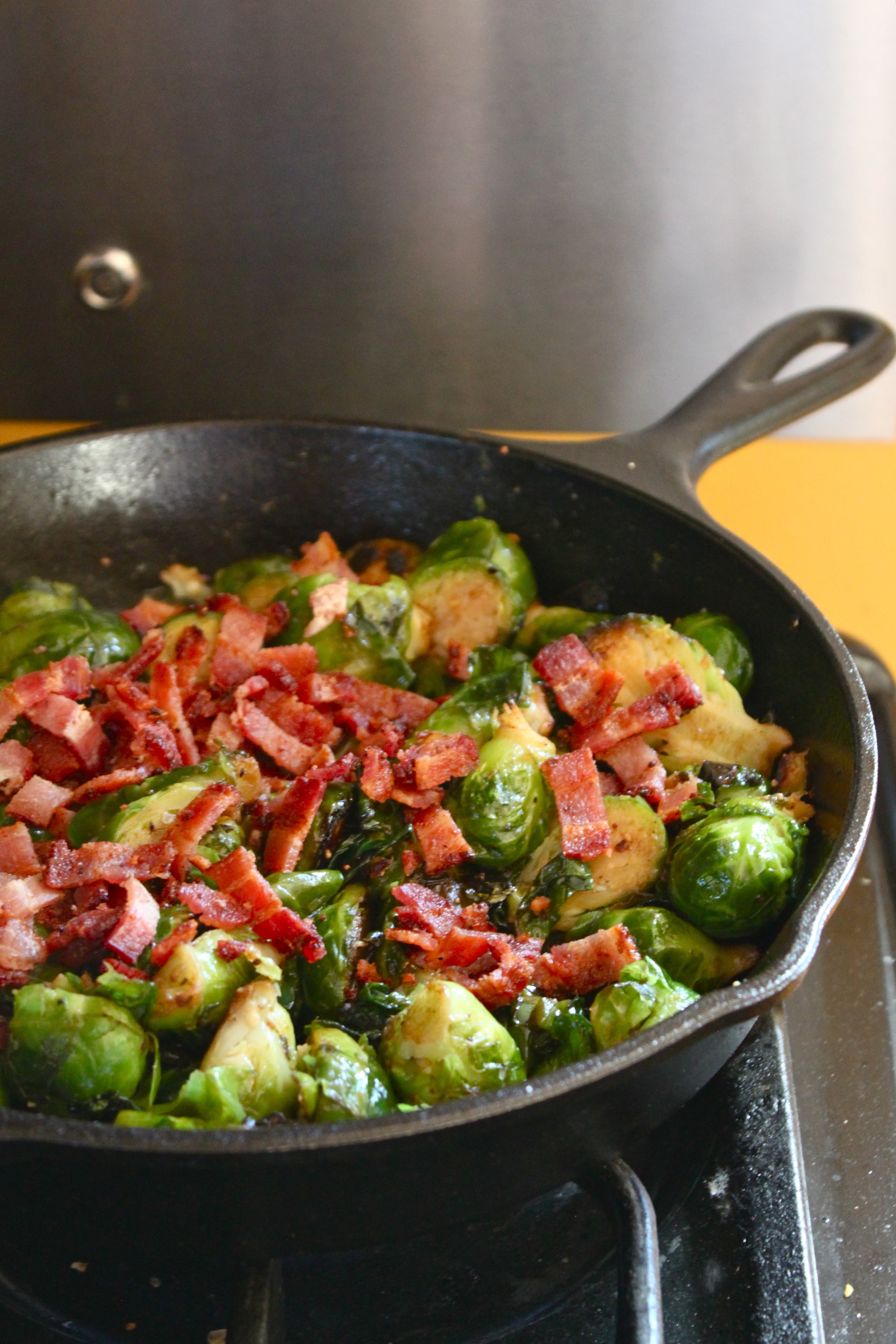 turkey & gouda grilled cheese with bacon jalapeño brussels. — quinn's place