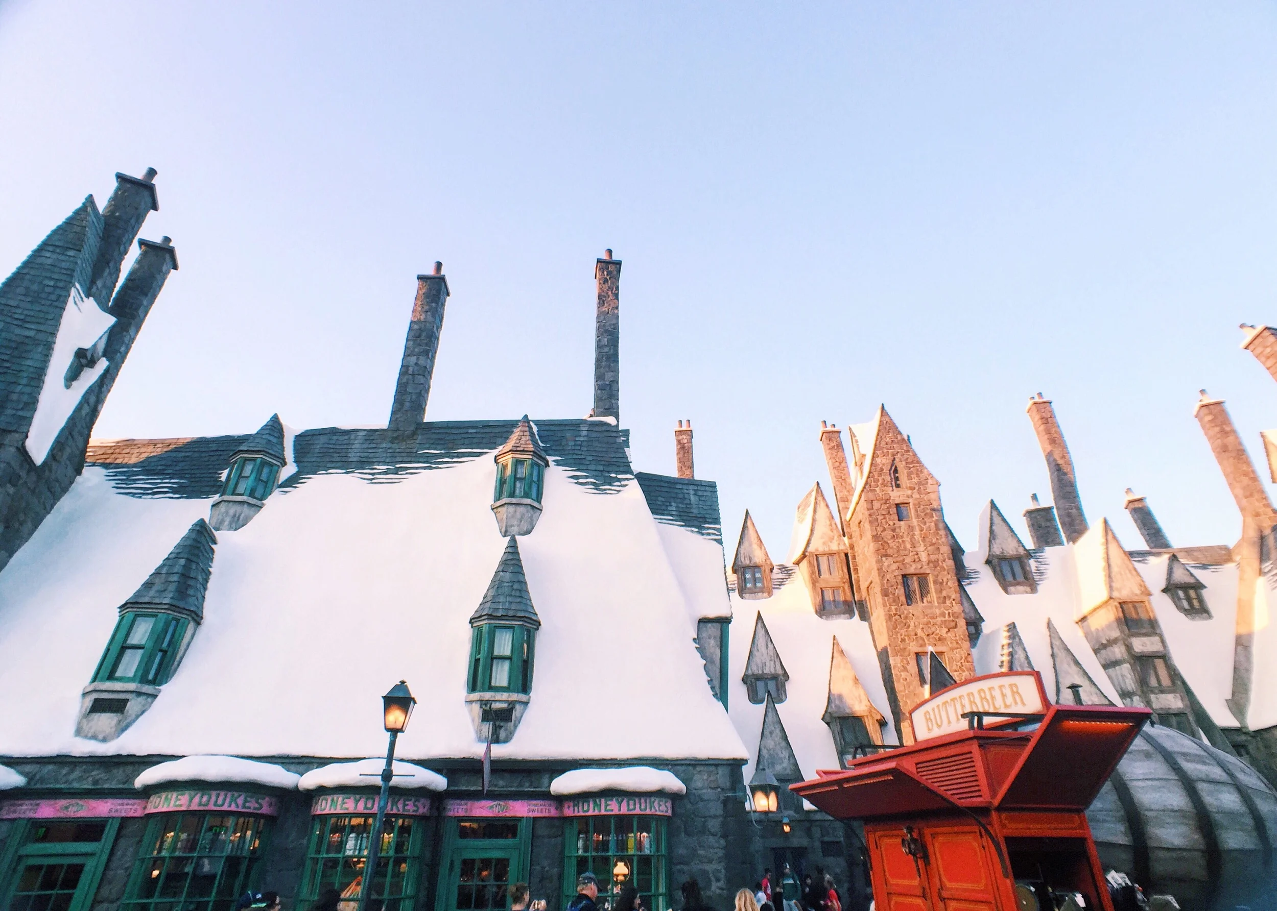 harry potter world at universal studios hollywood.